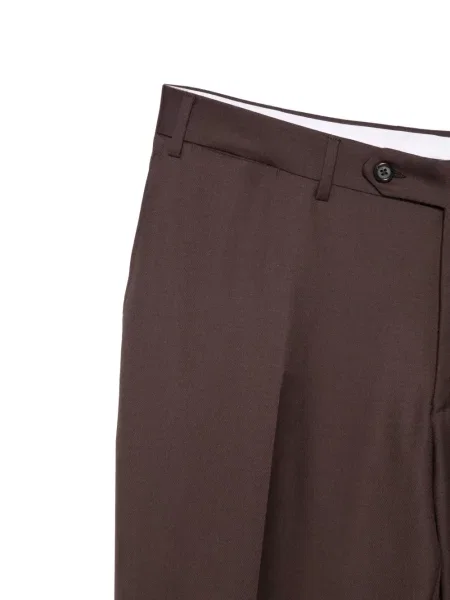 Cu centură pantaloni Canali maro