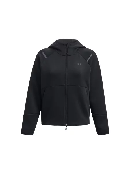 Bluza dresowa zapinana na Under Armour Unstoppable Fleece czarna