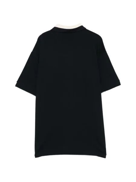 Koszulka polo dziecięca Emporio Armani niebieska