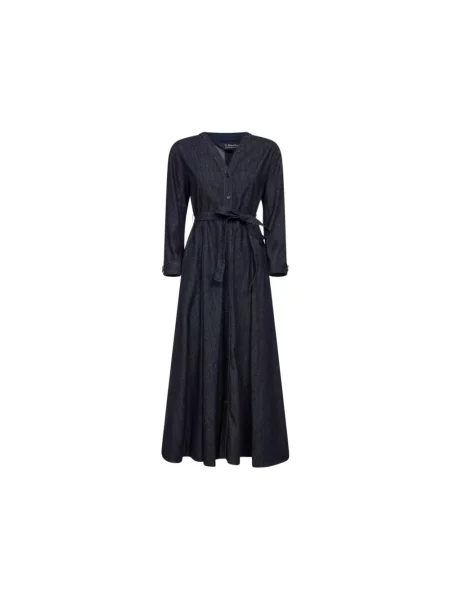 Sukienka koszulowa Max Mara niebieska