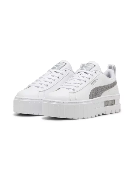 PUMA Młodzieżowe sneakersy Mayze Glitter Buty biały