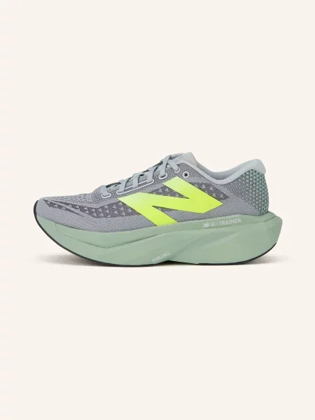 New Balance Běžecké Boty Fuelcell Supercomp Trainer v3 světle zelená neonově zelená šedá