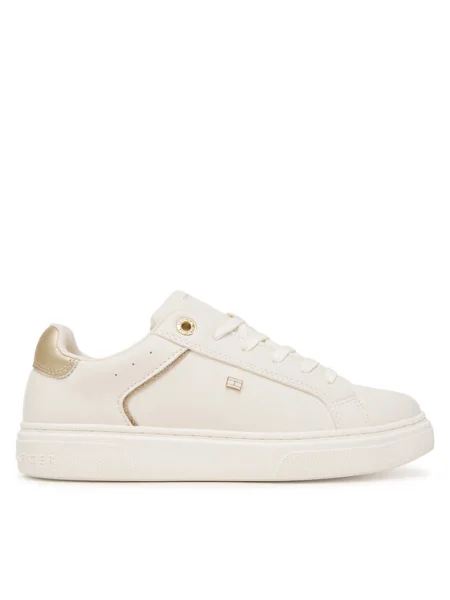 Sportcipők Tommy Hilfiger Low Cut Lace-Up D fehér