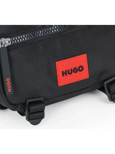 Crossbody táska Hugo fekete