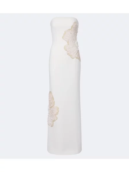 Rochie Rebecca Vallance fără bretele alb
