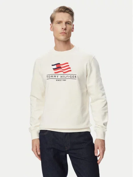 Tommy Hilfiger Hanorac Main Flag deschis bej
