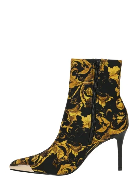 Versace Jeans Couture Členkové čižmy Scarlett hnedá / žltá čierna