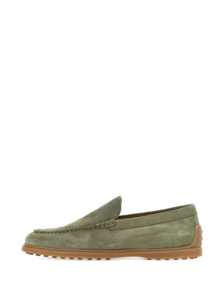 Pantofi loafer Tod's fără toc verde