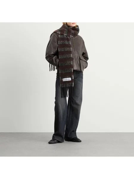 Szal Acne Studios szara