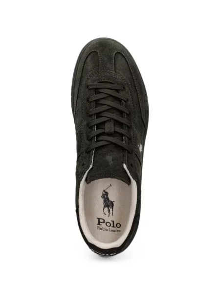 Δερμάτινα τρέξιμο sneakers Polo Ralph Lauren με φιόγκο κόκκινο