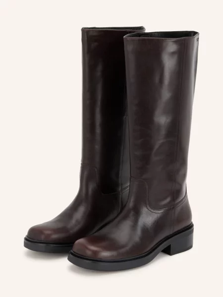 Vagabond Shoemakers Motorkářské Kozačky Karlie tmavě hnědá