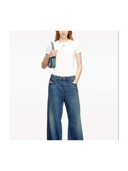 Tricou Diesel lung alb