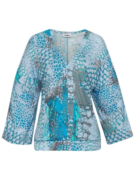 BUFFALO Bluză albastru / albastru deschis / închis gri