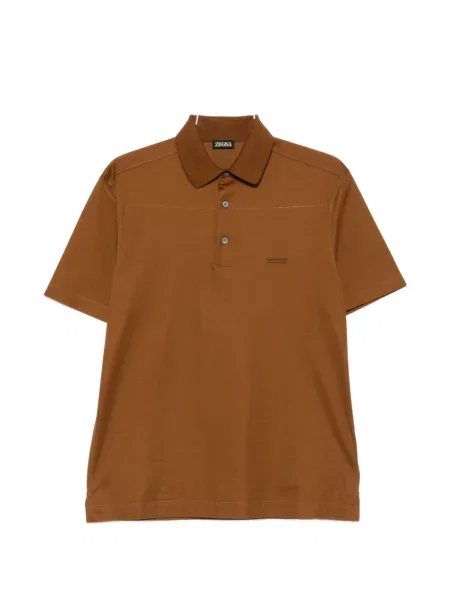 Tricou polo Zegna maro