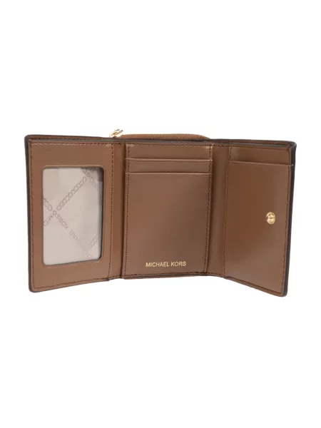 Portfel Michael Kors skórzany brązowy