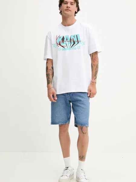 Футболка Karl Kani с принтом белая