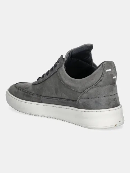 Кроссовки Filling Pieces из нубука серые