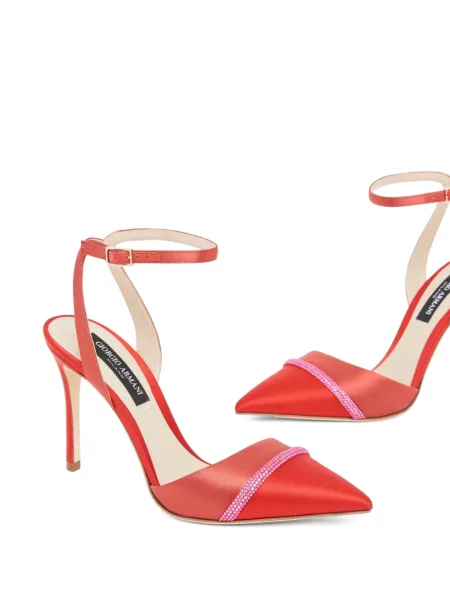 Pantofi cu toc Giorgio Armani roșu