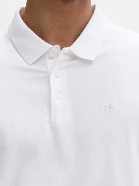 Calvin Klein póló férfi pamuttal fehér