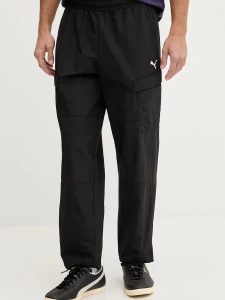 Puma pantaloni Wardrobe Essential negru