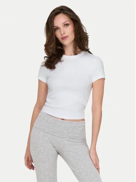 ONLY Tricou Val alb