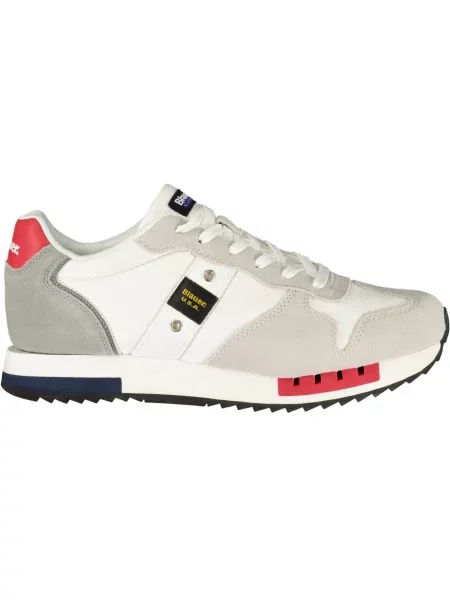 Sneakerși Blauer din piele gri