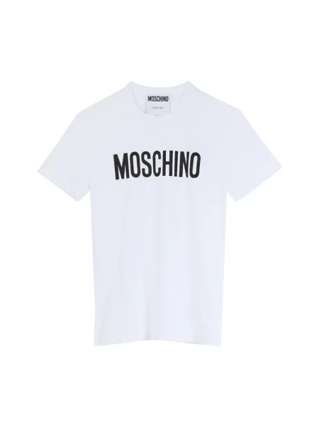 Koszulka Moschino z logo biała