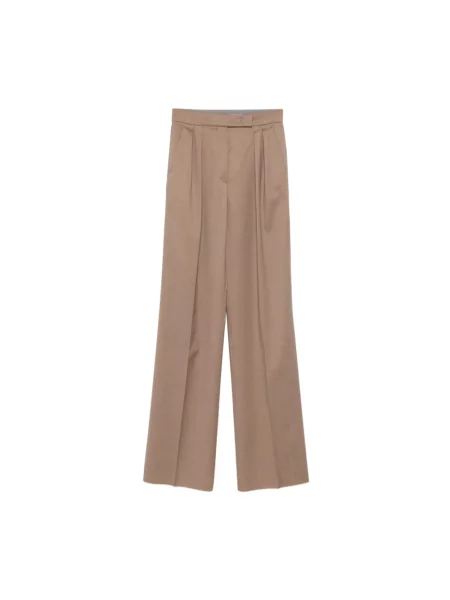 Spodnie Max Mara brązowe