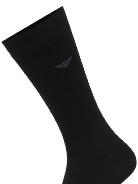 Dlouhé ponožky Emporio Armani černá