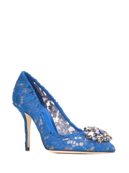 Nėriniuotos bateliai Dolce & Gabbana mėlyna
