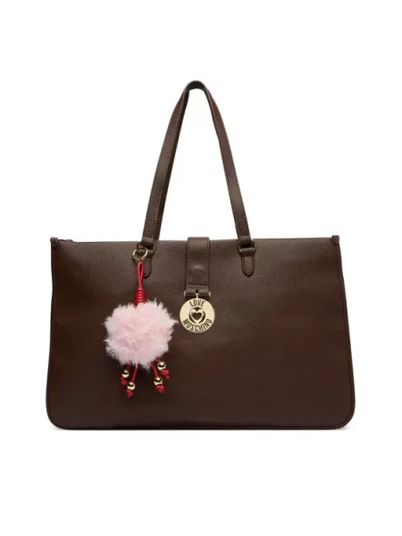 LOVE MOSCHINO Kabelka Tmavo hnedá