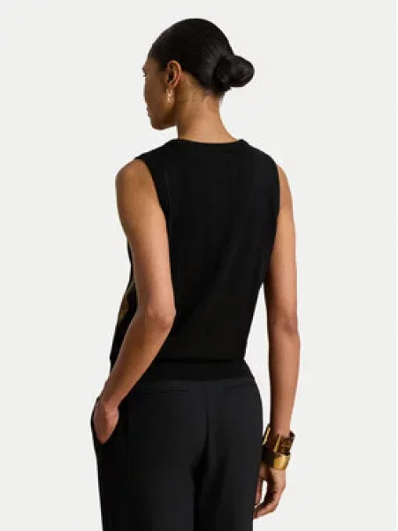 LAUREN RALPH LAUREN Blúz fekete