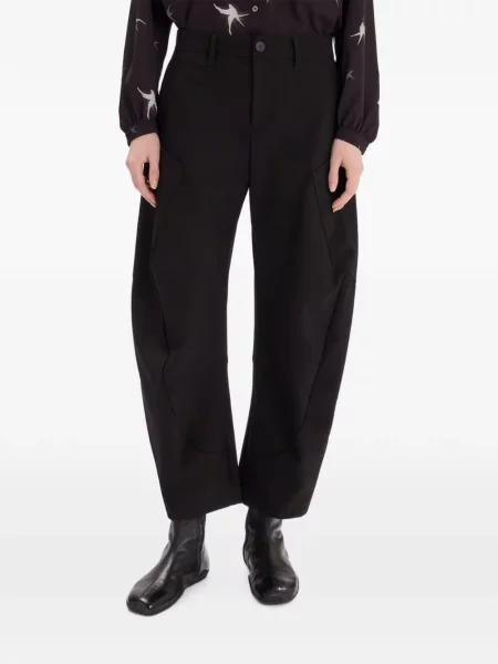 Pantaloni High conici negru
