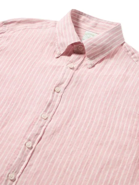 Cămașă Brooks Brothers cu dungi roz