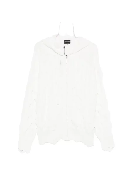 Суичър с качулка Madfrenzy бяло