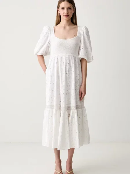Pedro del Hierro rochie de vară din alb