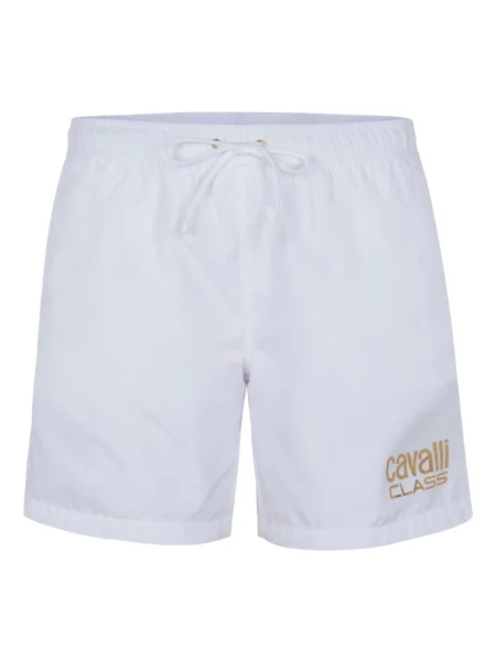 Kąpielówki Cavalli Class białe