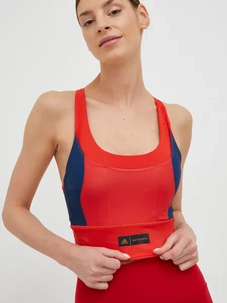 Sportovní podprsenka adidas Performance Marimekko červená