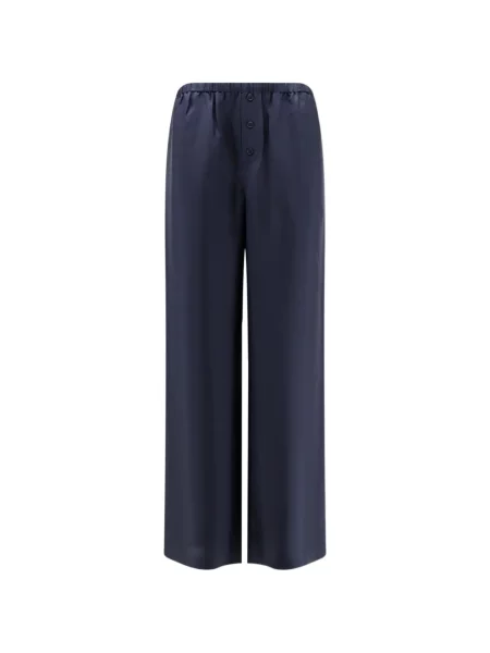 Pantaloni Róhe de mătase albastru