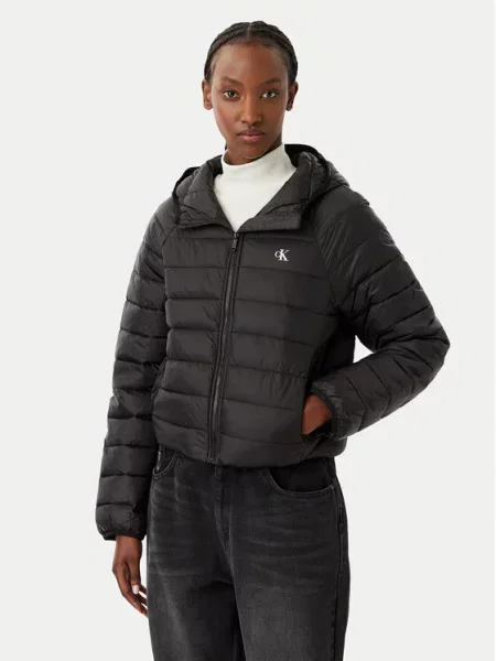 Bunda pro přechodné období Calvin Klein Jeans černá