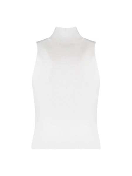 Top Diesel żakardowy biały