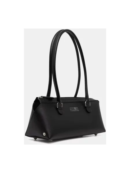 Maison Margiela torebka bagietka z imitacji skóry czarna