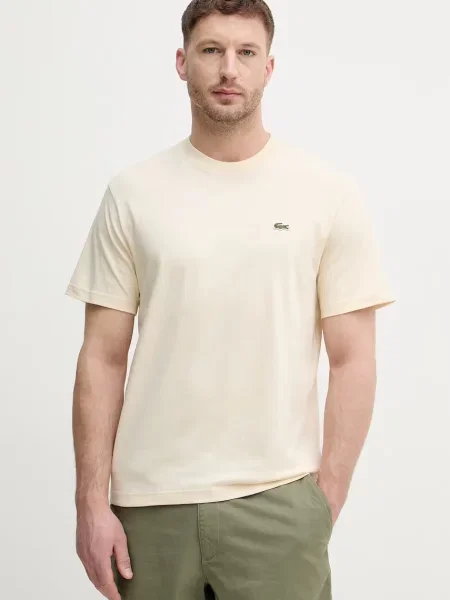 Lacoste T-shirt basic beżowa