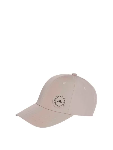 Czapka z daszkiem Adidas By Stella Mccartney beżowa