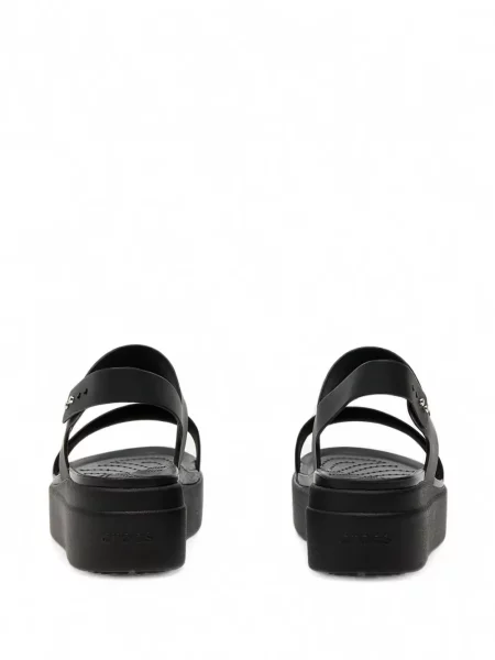 Sandale Crocs cu platformă negru