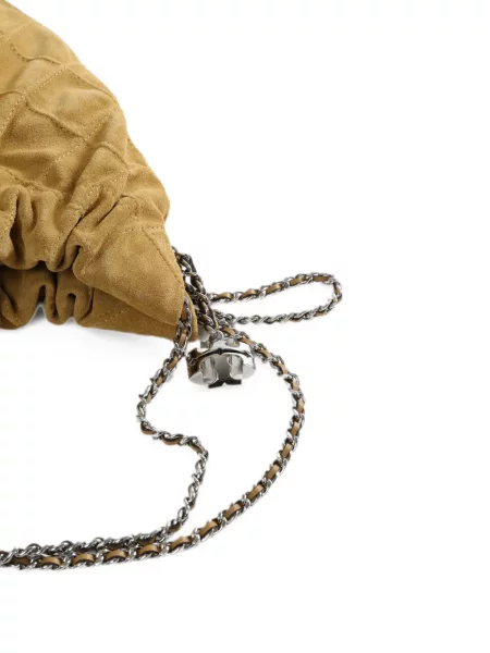 Geantă Tory Burch din piele de căprioară