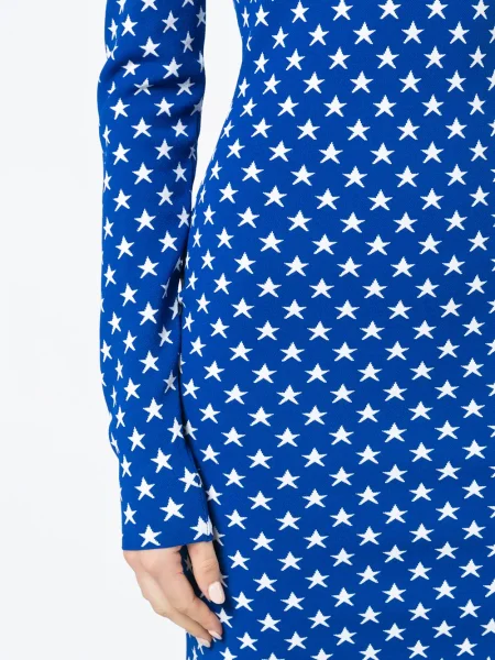Rochie mini Givenchy cu imagine de costum albastru