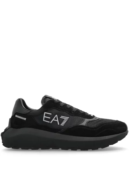 Sneakerși Ea7 Emporio Armani cu imagine negru
