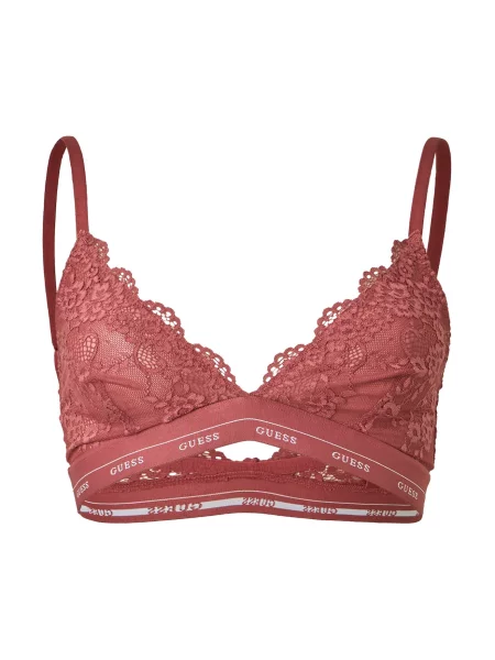 GUESS Sutien JANE roșu pastel alb