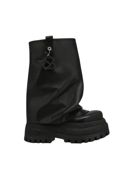 Naked Wolfe buty skórzane Disturb czarne